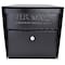 Mail Boss Mail Boss Mail Manager Modern Galvanized Steel Post Mount Black Locking Mailbox 7506 - alternate 2
